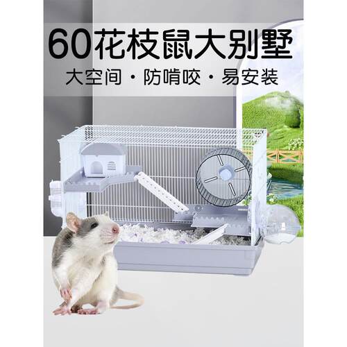 松鼠仓鼠笼超大房豪华三层防啃防越狱金熊专用60基本笼