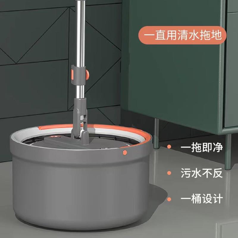 索邦免手洗旋转拖把M17款一拖净清污分离自动脱水不锈钢杆拖把