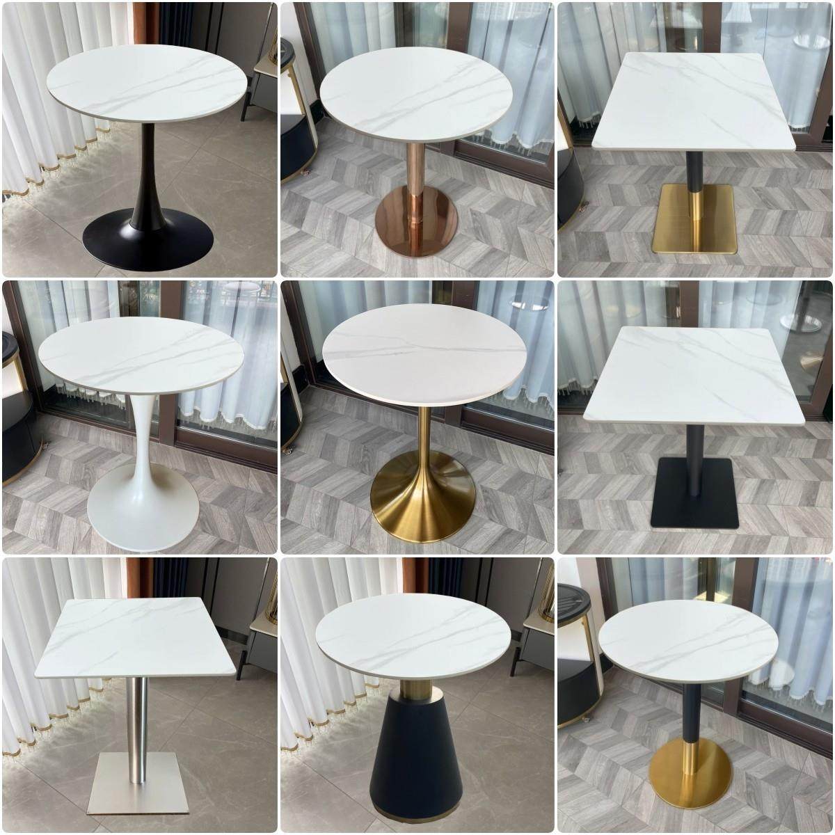 咖啡厅甜品奶茶店岩板小圆桌方桌轻奢休闲 饭厅洽谈快餐店桌椅组,住宅家具,岩板餐桌,淘宝优惠券,粉丝福利购,淘宝优惠卷