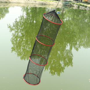 小鱼鱼护护网兜便携密网速干简A易鱼篓装鱼折叠迷你细眼小号小型