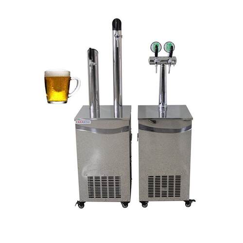 立式双头水冷扎啤机头啤酒制冷机商用售酒机多规格厂家现货