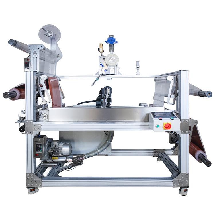 东莞绕硅橡胶发热片镍铬丝裸丝线发热线排线机布线机贴合机器