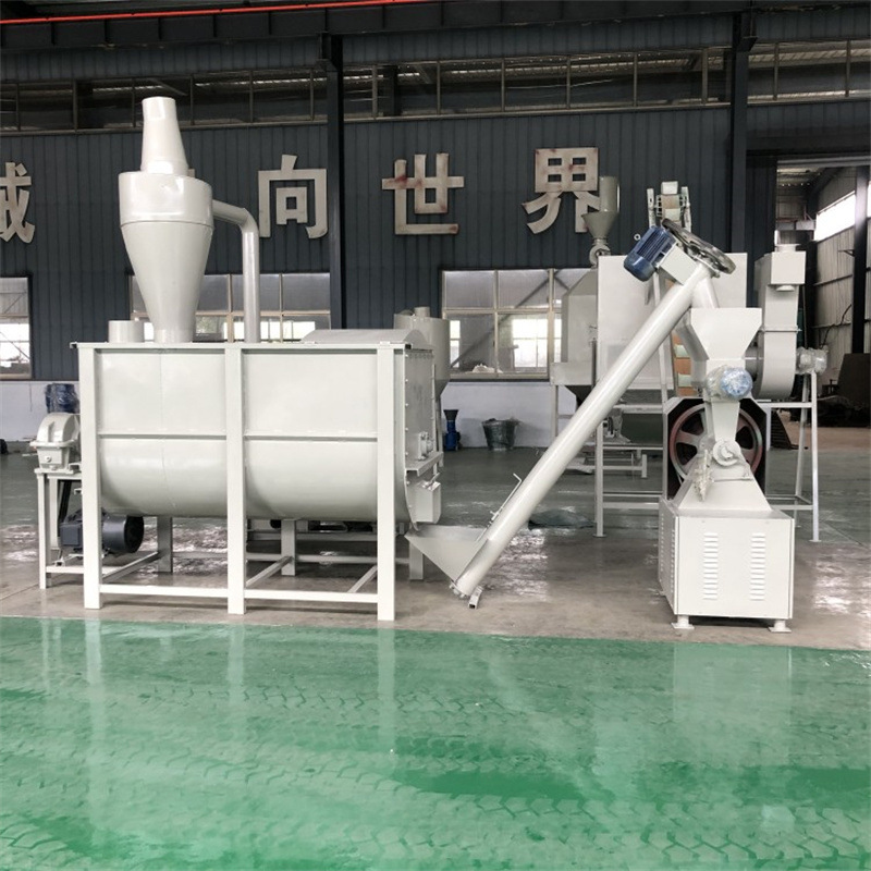 水产鱼虾海参饲料机 全自动养殖猪牛羊兔混合颗粒机 狗粮机