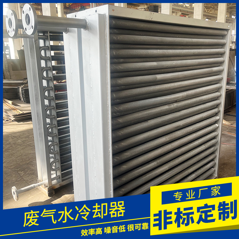 废气水冷却器不锈钢空气水冷却器加热器余热回收翅片管散热器