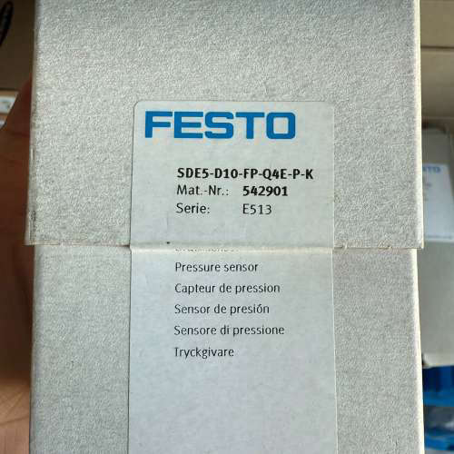 费斯托 压力传感器 SDE5-D10-FP-Q4E-P-K议价