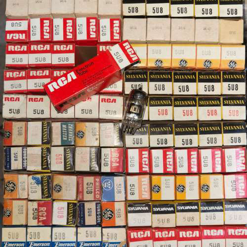 全新原包装美国5U8，可直接代用6U8/ECF82议价