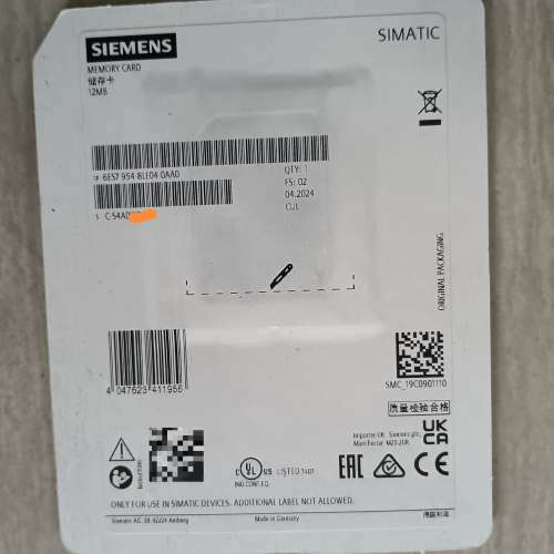 6ES7 954-8LE04-0AA0西门子存储卡全新原装未议价