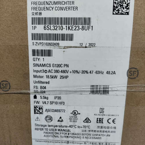 西门子G120变频器6sl3210-1ke23-8uf1议价
