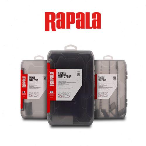 Rapala乐伯乐新款路亚饵盒密封防水便携透明储物盒钓鱼配件盒塑料