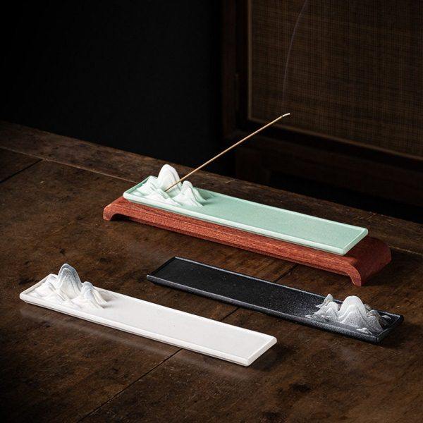 千里江山线香香插香炉家用室内卧香炉陶瓷插香香座线香炉香薰摆件,家居饰品,香托/香盘/香座/香插,淘宝优惠券,粉丝福利购,淘宝优惠卷