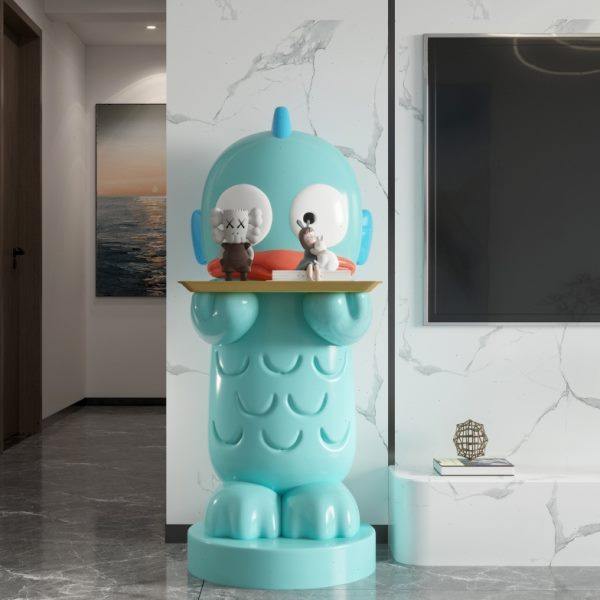 丑鱼落地摆件电视柜旁边客厅沙发旁艺术大型装饰网红大号创意迎宾,家居饰品,落地摆件,淘宝优惠券,粉丝福利购,淘宝优惠卷