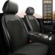 四季 汽车坐垫通用鹿皮绒单座蛮腰座垫后排毛绒免捆绑翻毛皮车座套