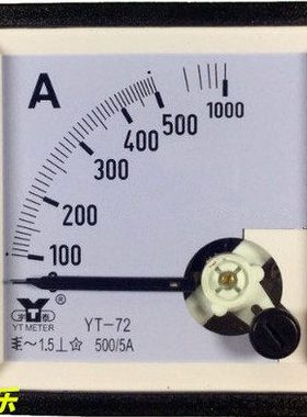 YT-72 指针交流电流表YT72-500A 600A 750A 800A 1000A 1500A 2KA