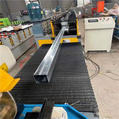 方管机氩弧点焊飞锯切割全自动制管机圆管机仓储货架角钢机械设备