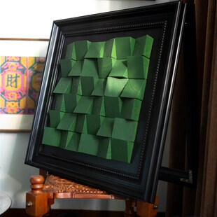 初熟之物新中式电表箱装饰画客厅背景画玄关壁画配电箱挂画中古风