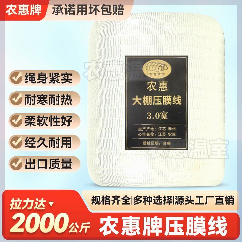 农惠牌 大棚加厚压膜线 大棚配件抗老化压膜带压膜绳托膜线编织带,农机/农具/农膜,大棚压膜绳/压膜线,淘宝优惠券,粉丝福利购,淘宝优惠卷