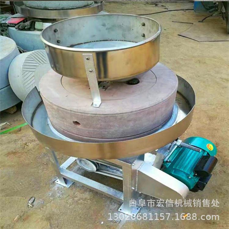 电动面粉石磨机 小型油坊用石磨芝麻酱机 绿豆磨粉机