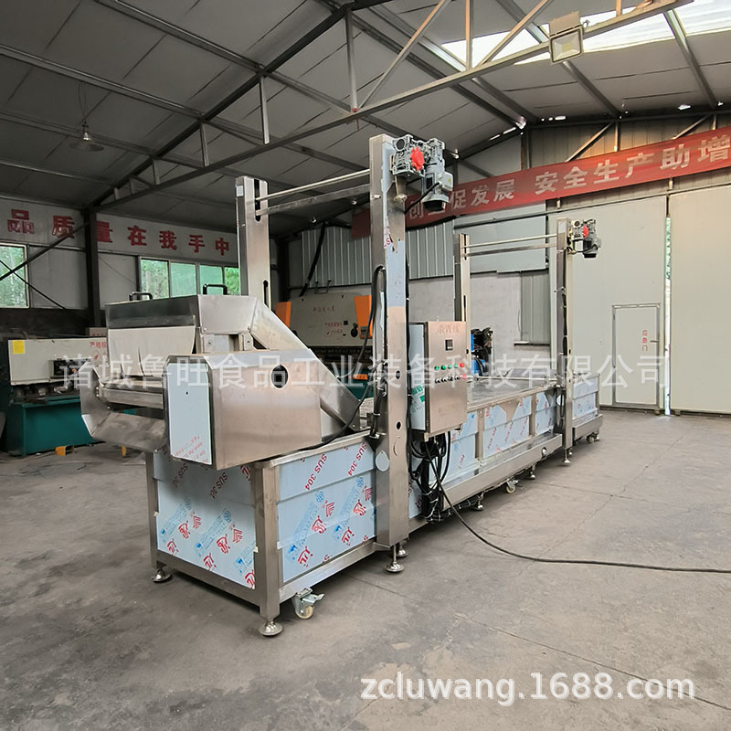 果蔬漂烫机 预制菜杀青护色机 白菜丝杀青流水线