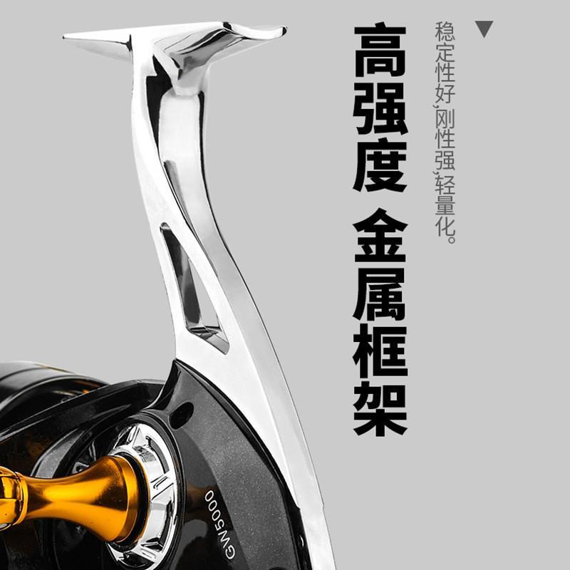 飞鹭全金属纺车轮 海竿锚鱼渔轮鱼线轮 海钓远投渔线轮 鱼轮