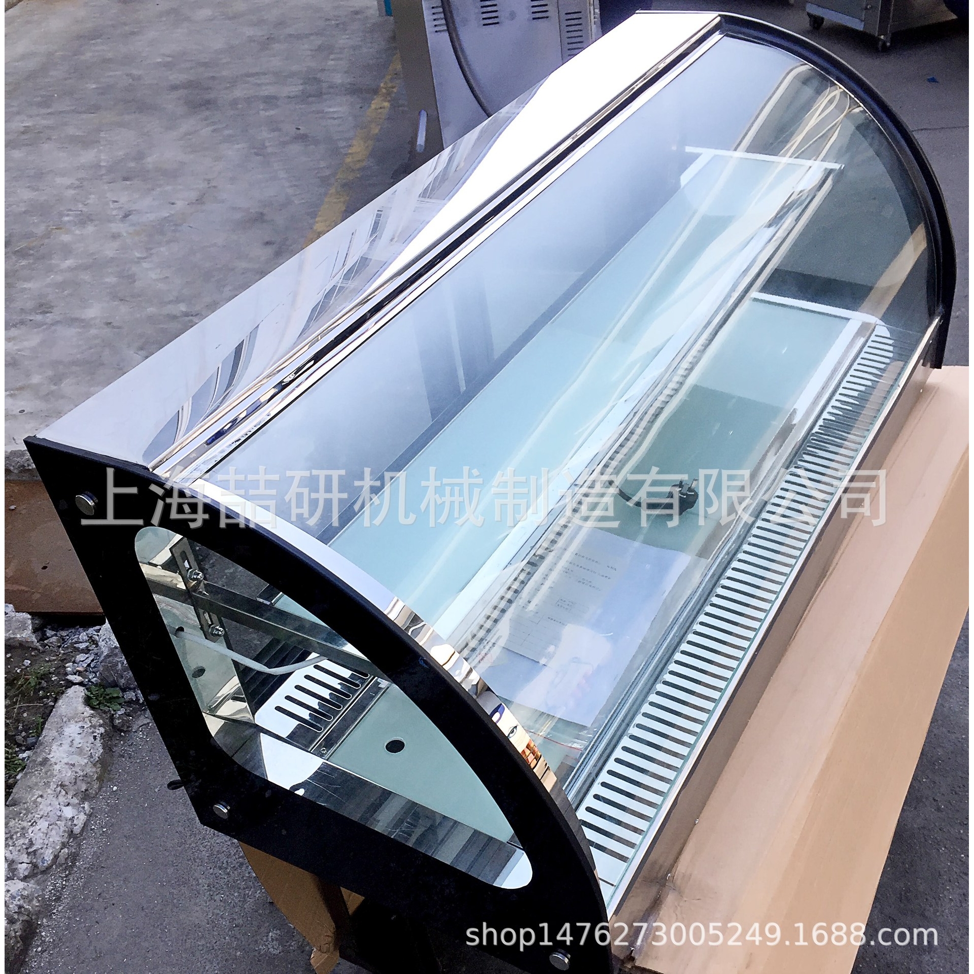 蛋挞披萨汉堡保温柜商用小型展示柜直角弧形饮料面包加热柜定 做