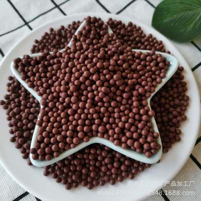 厂家供应彩色陶粒球坐垫床垫填充黄土球麦饭石球陶瓷球