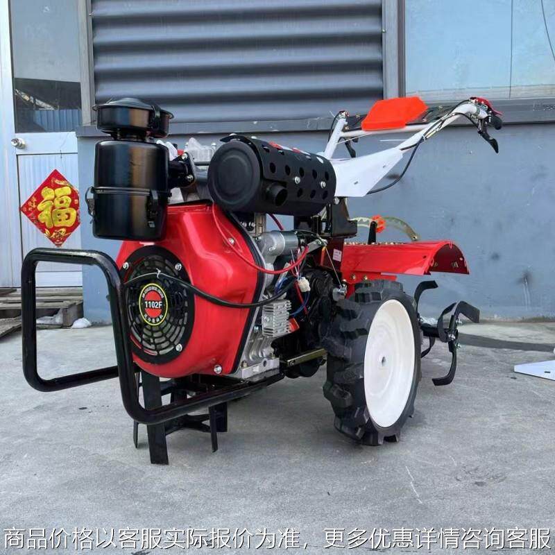 源头工厂直发188型四驱微耕机 多功能果园微耕机 柴油松土耕田机