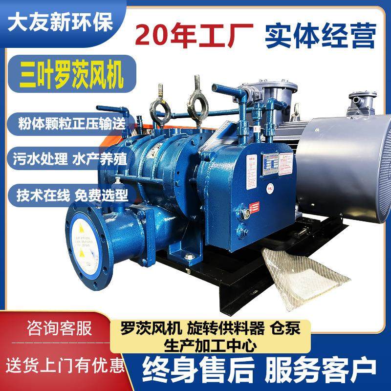 三叶罗茨鼓风机低压中压天然气氢气沼气增压化工工业输送风机,五金/工具,风机/鼓风机/通风机,淘宝优惠券,粉丝福利购,淘宝优惠卷