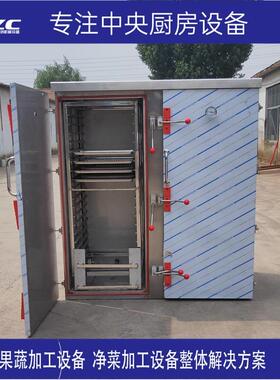 厂家供应蒸箱72盘双门蒸箱不锈钢蒸房大型蒸房商用蒸房蒸柜