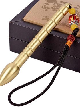 全铜文昌笔摆件竹节笔挂件家居书房办公室装饰工艺品随身携带礼物