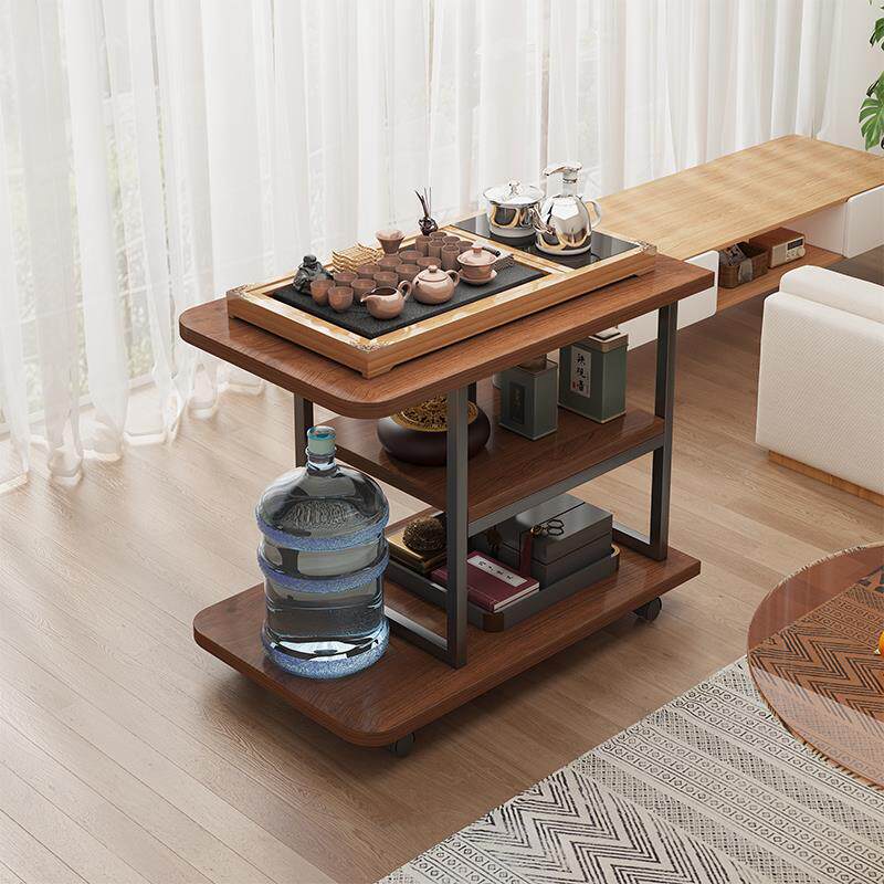 沙发边几边柜移动茶桌家用茶台茶水柜小茶几客厅阳台小桌子侧边柜