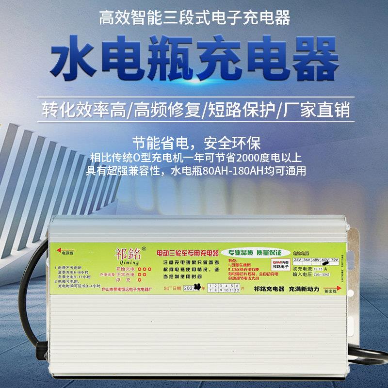 电动三轮车充电器24V36V48V60V72V拉货载客水电瓶电动三轮车配件