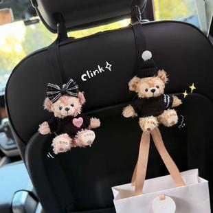 雪莉玫车载挂钩汽车隐藏挂钩车内座椅后背收纳钩子车内后排女高级