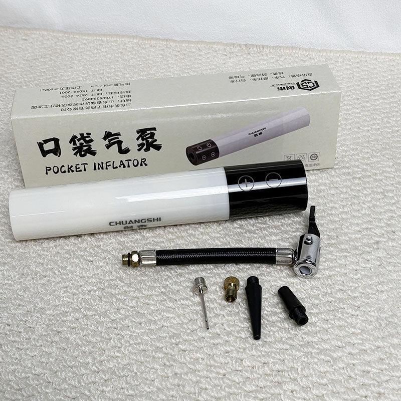 电动篮球打气筒多功能迷你便携静音足球泳圈电充气泵智能球泵