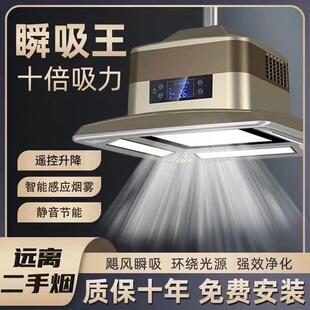 麻将机吸烟灯棋牌室空气净化器麻将灯家用净化灯升降吊灯晟依娜