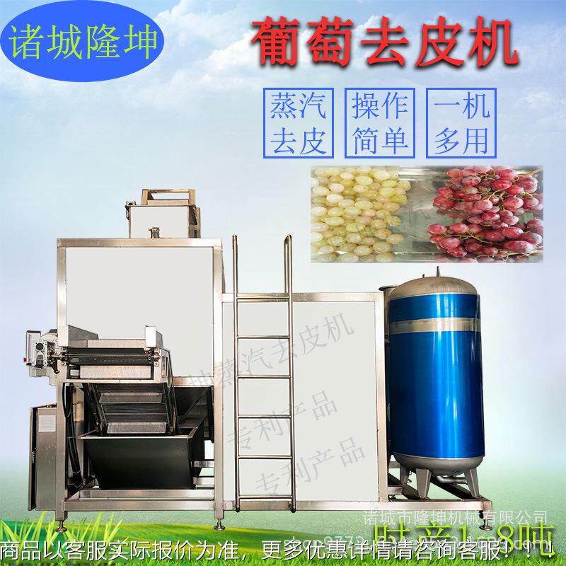果蔬全自动去果皮 大型商UAB用土葡萄黄桃脱皮机 机多功能豆苹削