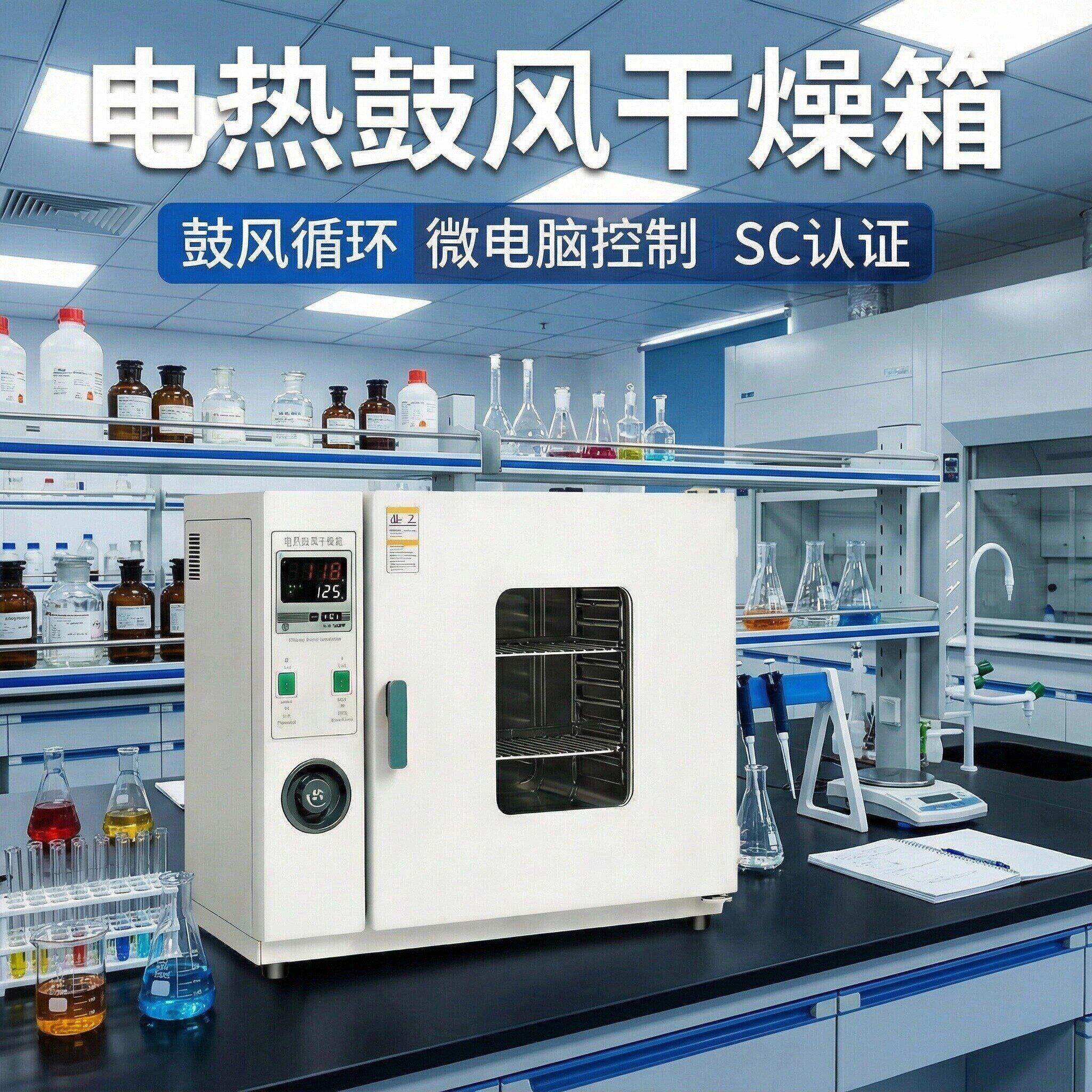 电热恒温鼓风电子干燥箱高温3D打印耗材相机防潮小型实验室烘箱