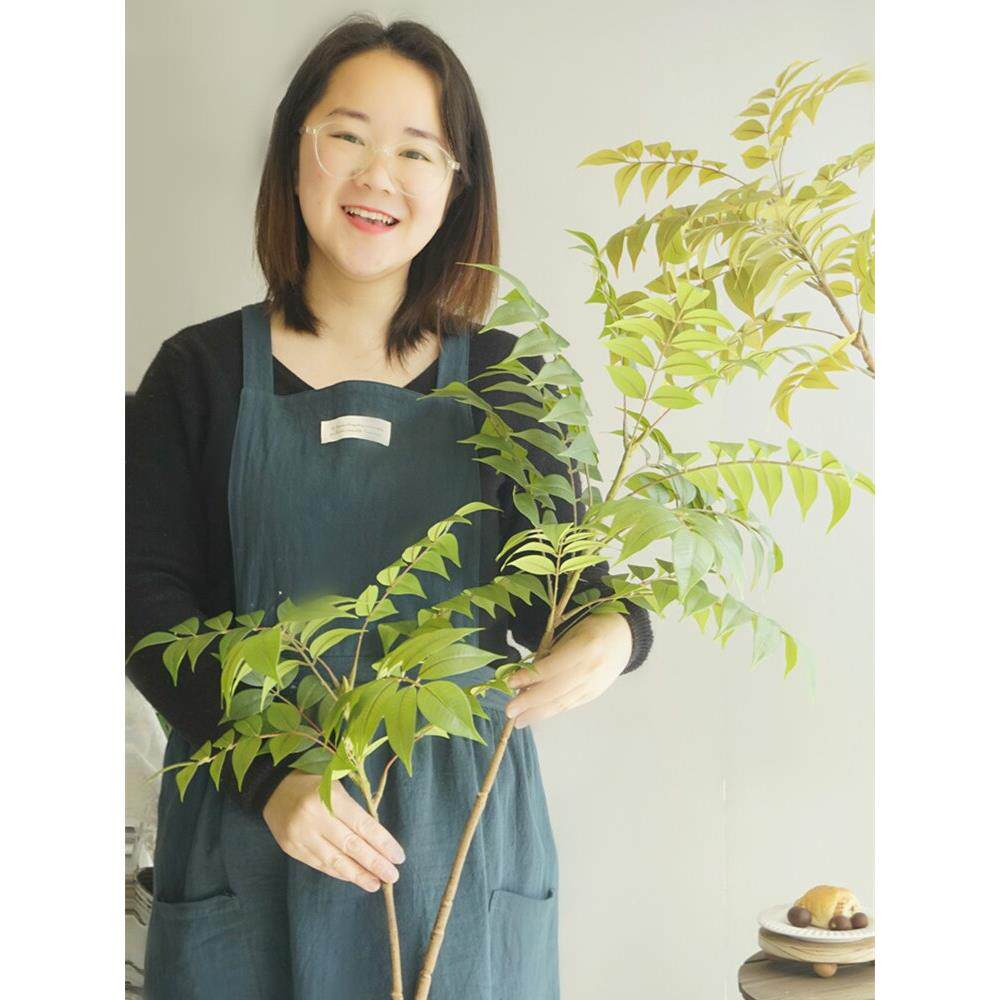 采购产品模拟绿色植物,假花,漆木叶,长枝,紫藤叶,地板到天花