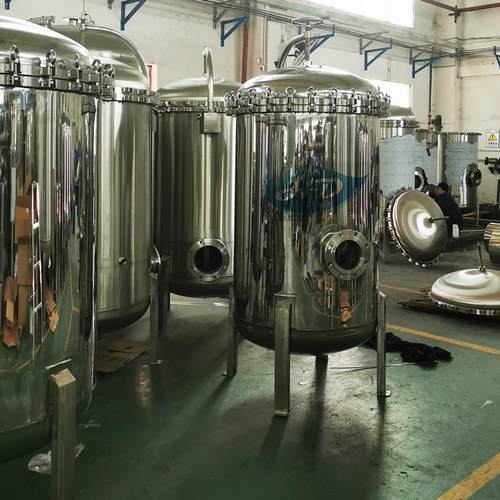 厂家直销深圳市不锈钢弹簧式单芯固定精密过滤器