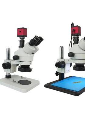 Efix 3.5-45X 13MP三目立体焊接显微镜镜架数码相机维修手机