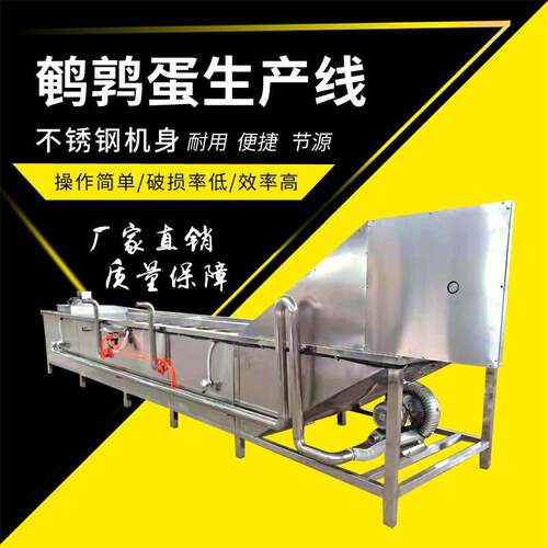 商用鹌鹑蛋生产线碎壳机 304不锈钢全铜剥壳打蛋机高效率