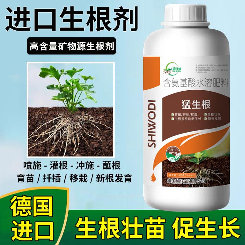 进口生根剂叶面肥扦插移栽猛生根原液氨基酸水溶肥料育苗膨大根茎