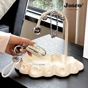 瑞士JOICO陶瓷放钥匙收纳玄关摆件轻奢高档入户装饰品置物架