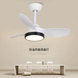 北欧风扇灯卧室书房餐厅现代简约吊扇灯儿童房商用办公吸顶电扇灯