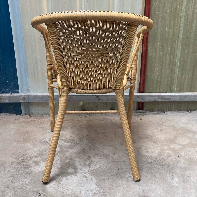 阳台茶桌椅网f红藤编椅子夏天凉椅阳台桌椅老人凳子家用庭院藤椅