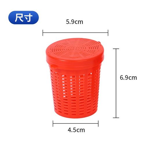 加厚加大虾笼g龙虾黄鳝泥鳅螃蟹蚯蚓盒垂钓用诱饵诱饵笼饵料杯饵