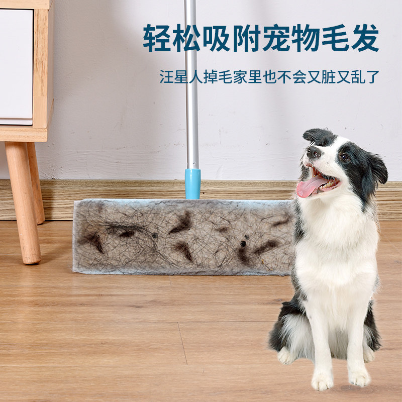 加厚加大懒e人免手洗静电除尘纸拖把家用一拖净一次性可换洗吸尘