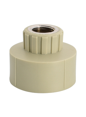 灰色PPR20 25 32 40 50u 63 75 90 110转4分6分1寸1.2寸铜内丝直