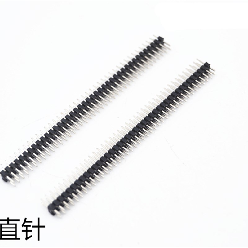 排针 单排针 双排针 排针2.54MM/铁针 铜针 镀金T 环保 单排弯针