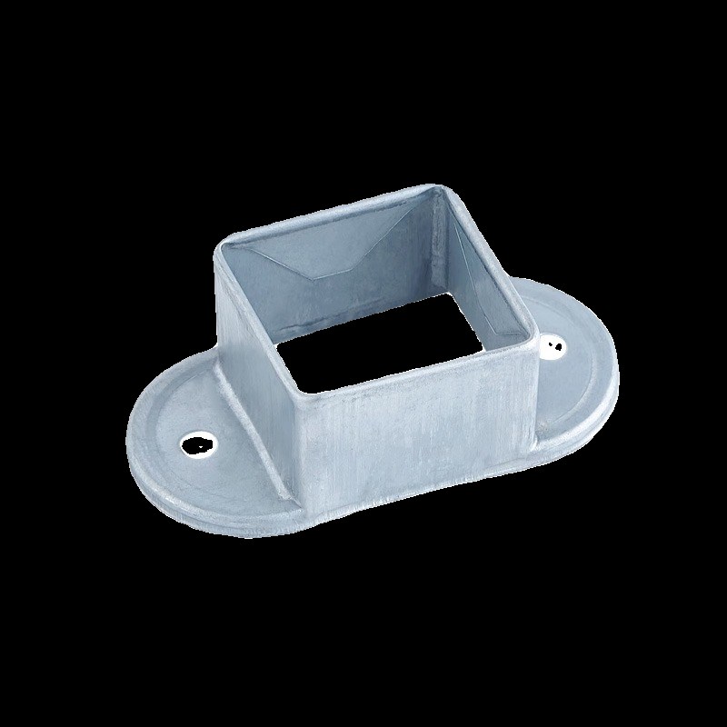 方钢固定件支架方管连接件固定卡扣E方管卡座连接件免焊方通四方