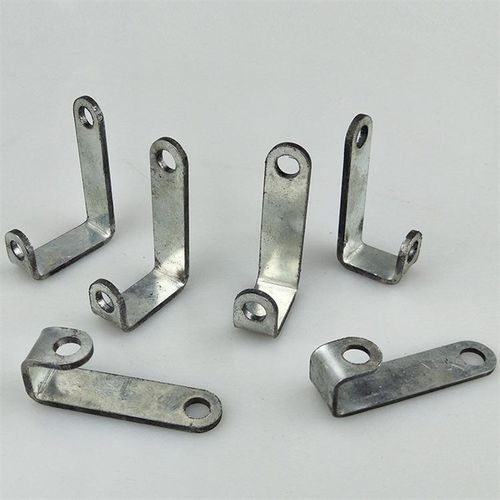 U型挂钩角码防盗窗安装固定件支D架墙壁挂片瓷砖卡扣连接件带孔